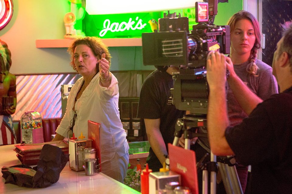 Shea E Butler On set of The Waystation