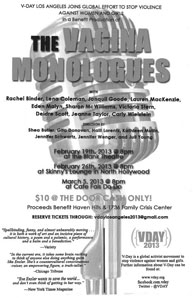 Vigina Monologues Eve Ensier